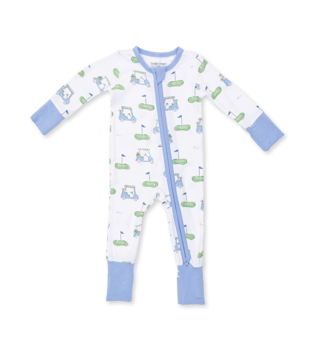Golf Carts Blue - Convertible Romper