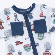 Football Patches - Convertible Romper