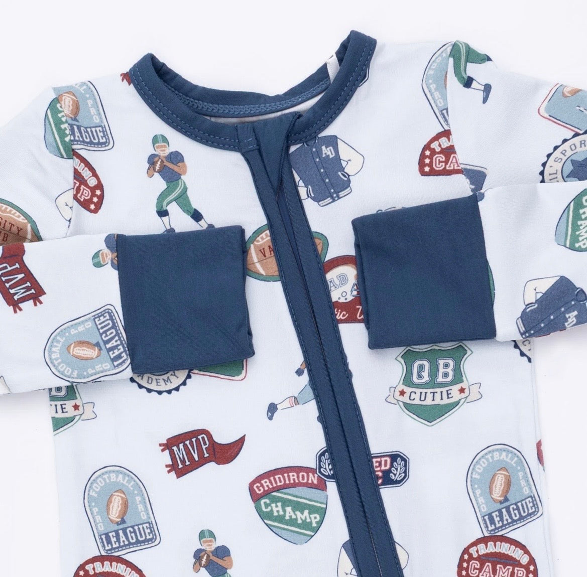 Football Patches - Convertible Romper