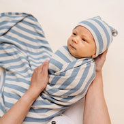 Lincoln Ribbed Swaddle Blanket
