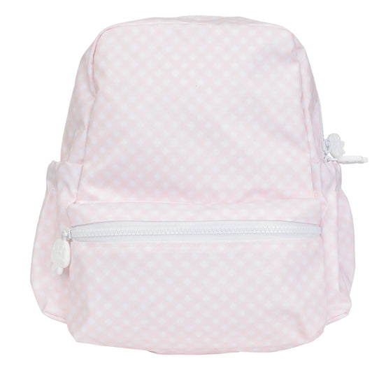 The Backpack in Pink Gingham