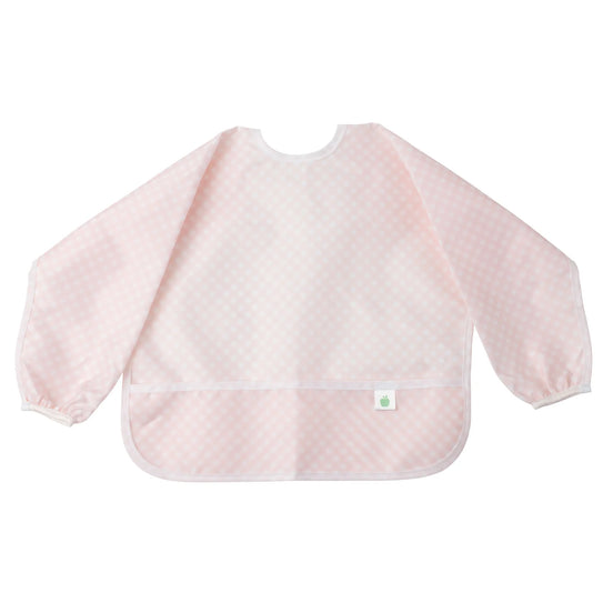 The Cover Everything Bib in Pink Gingham