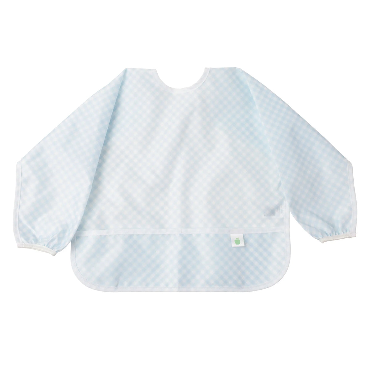 The Cover Everything Bib in Blue Gingham