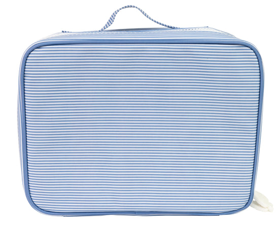 The Lunchbox in Navy Mini Stripe