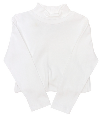 White Knit Unisex Turtle Neck