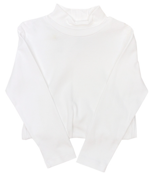 White Knit Unisex Turtle Neck