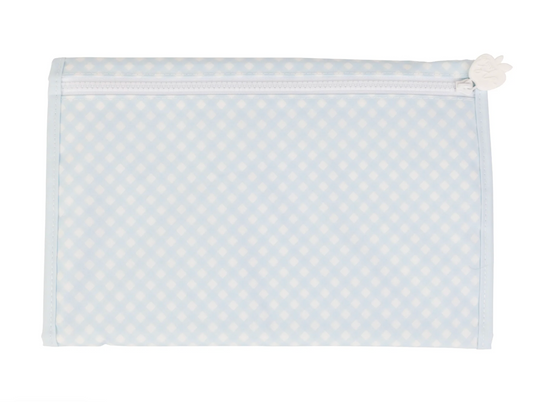 The Diaper Changing Pad in Blue Gingham