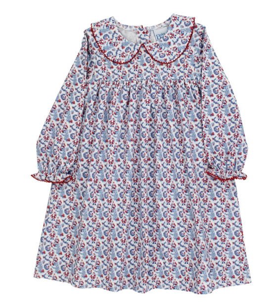 Santa Toile Knit Dress