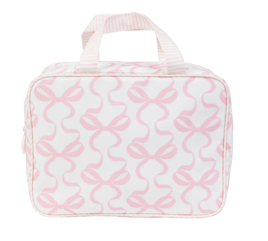 The Take It Tote in Bows on White