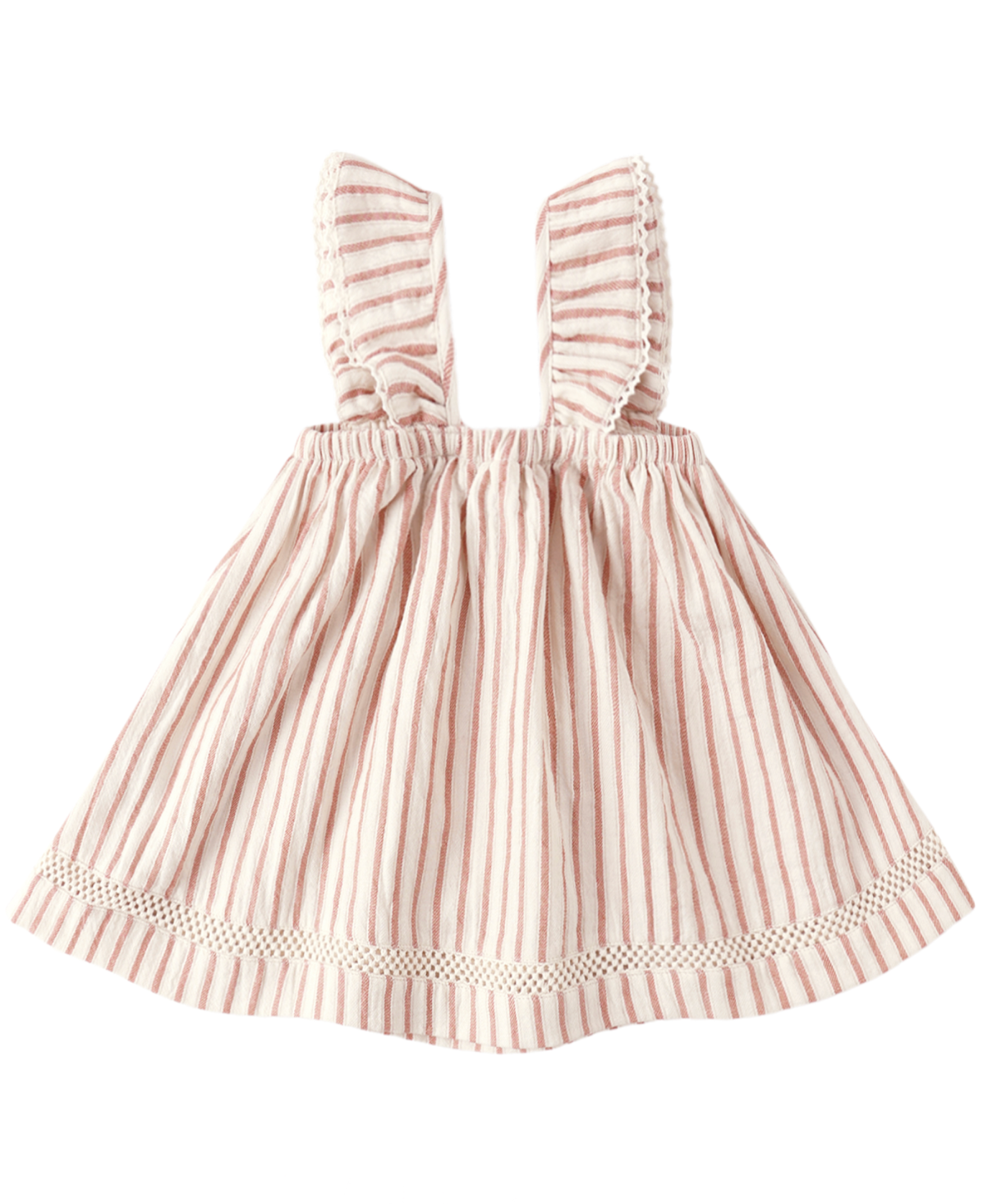 Ruffle Tank Dress Vintage Stripe