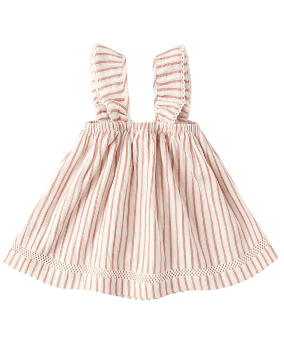 Ruffle Tank Dress Vintage Stripe