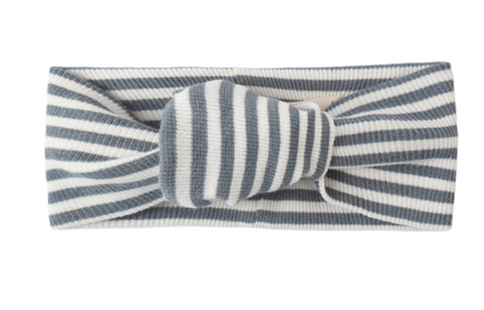Knotted Headband Ocean Stripe