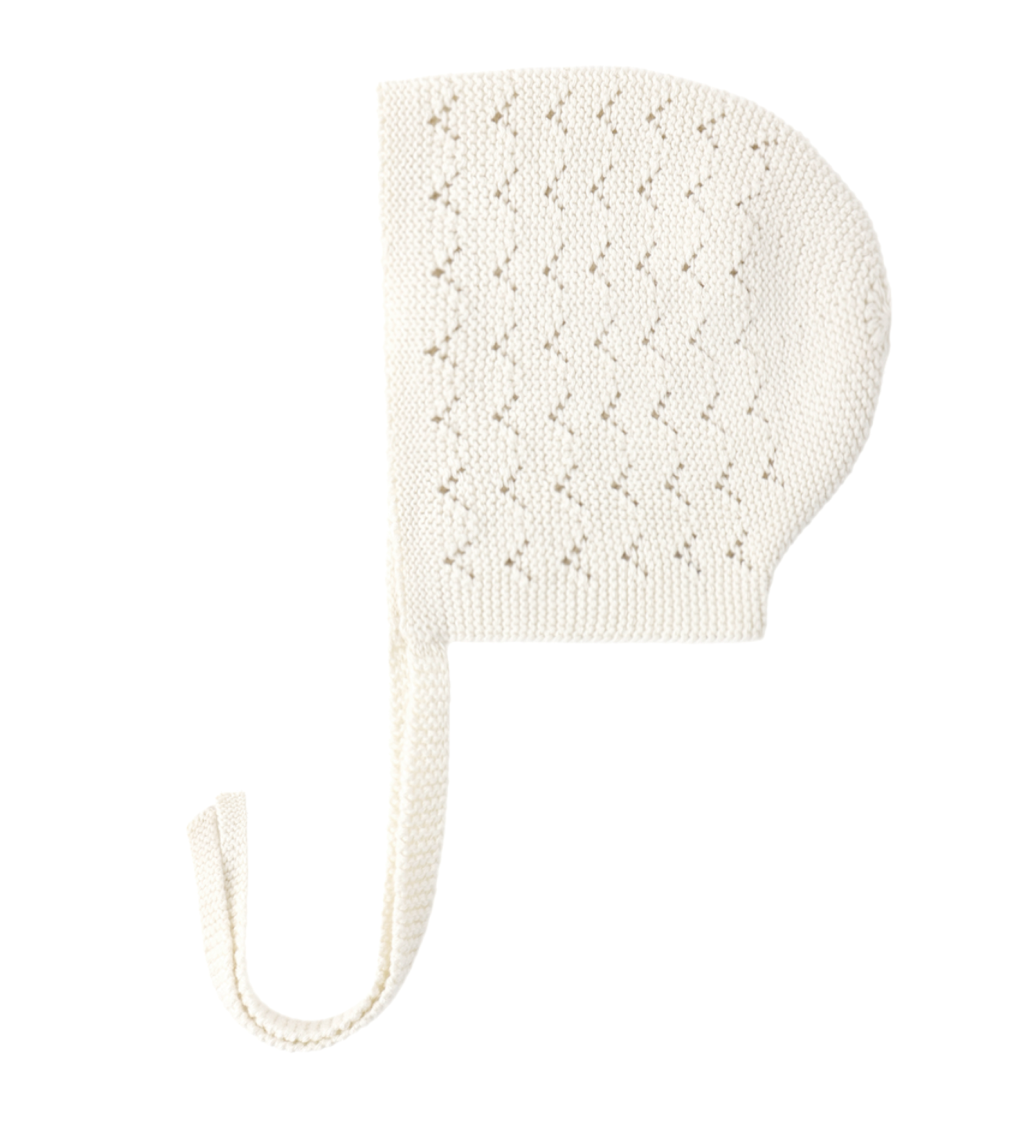 Knit Bonnet Natural