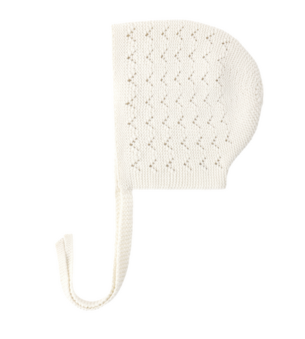 Knit Bonnet Natural