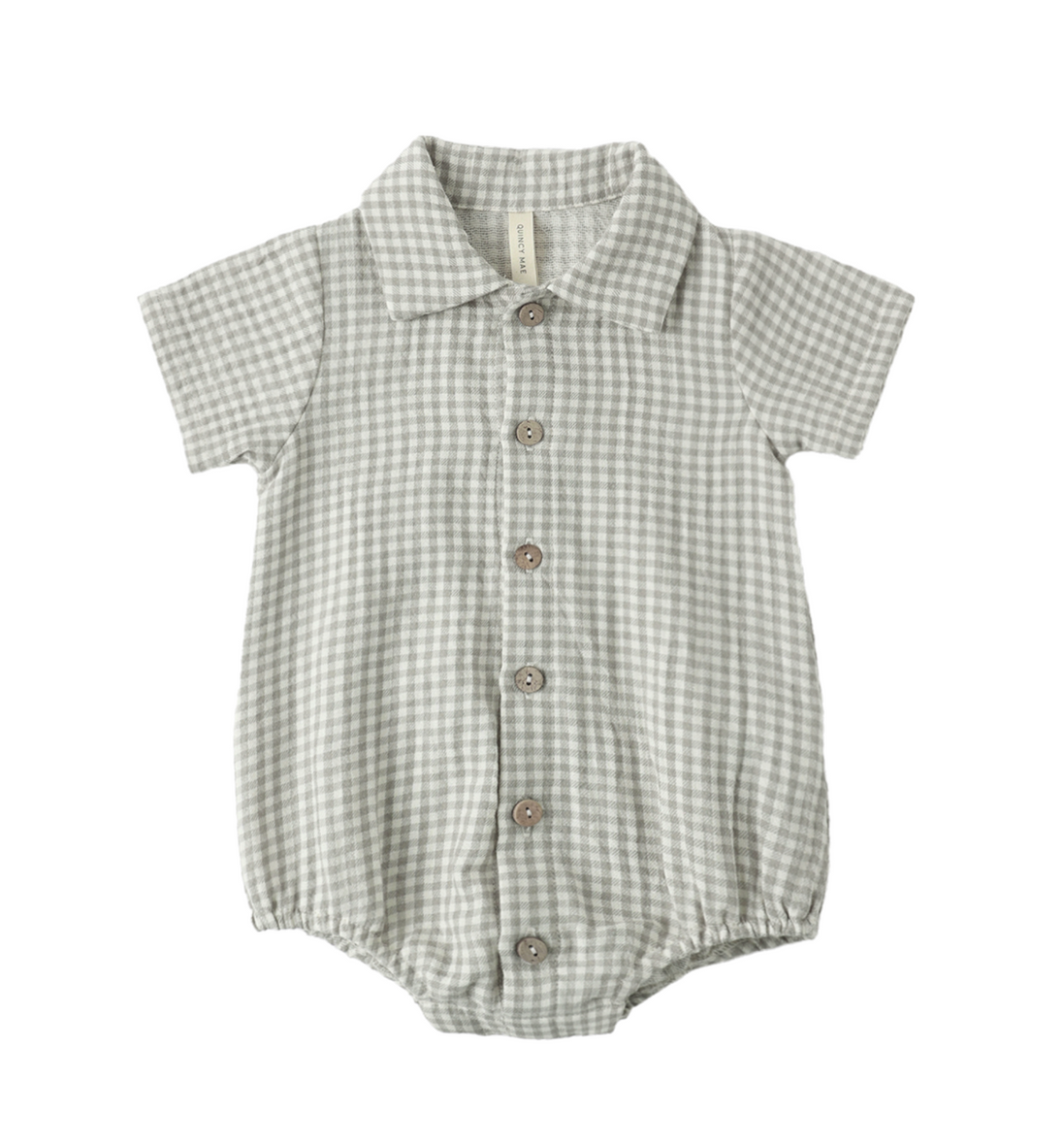 Matteo Romper Sage Gingham
