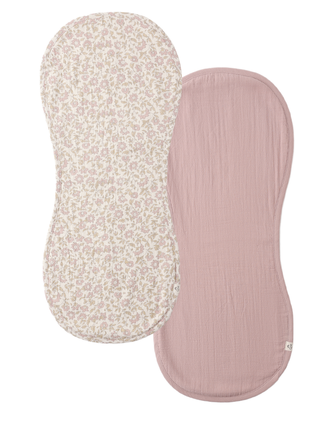 Burp Cloth 2 Pack Dahlia Mauve