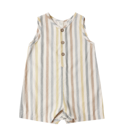 Mavrick Romper Valencia Stripe