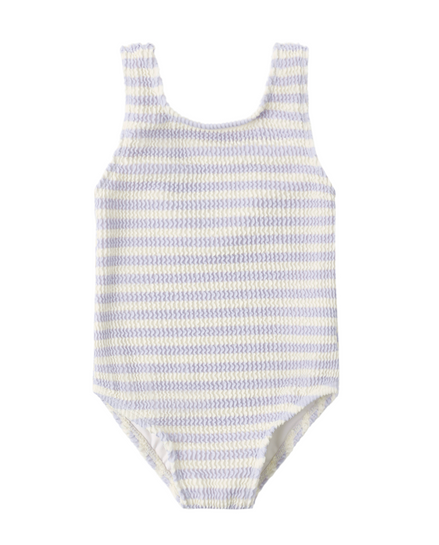 Moxie One-Piece Periwinkle Stripe