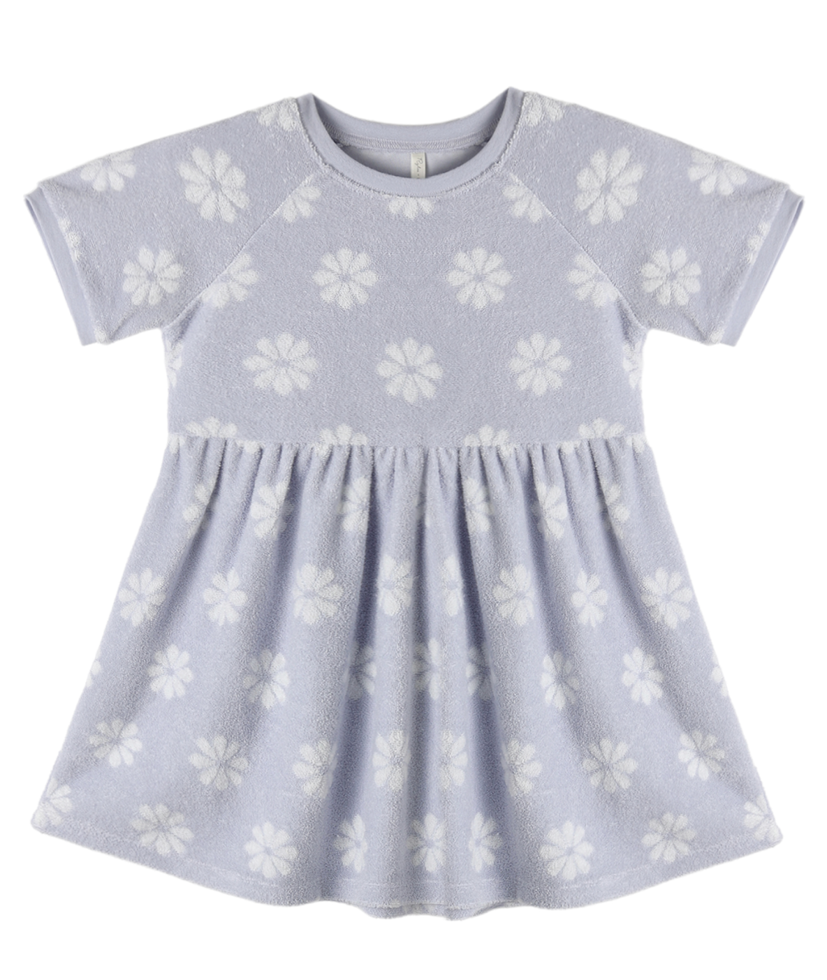 Raglan Dress Periwinkle Daisy