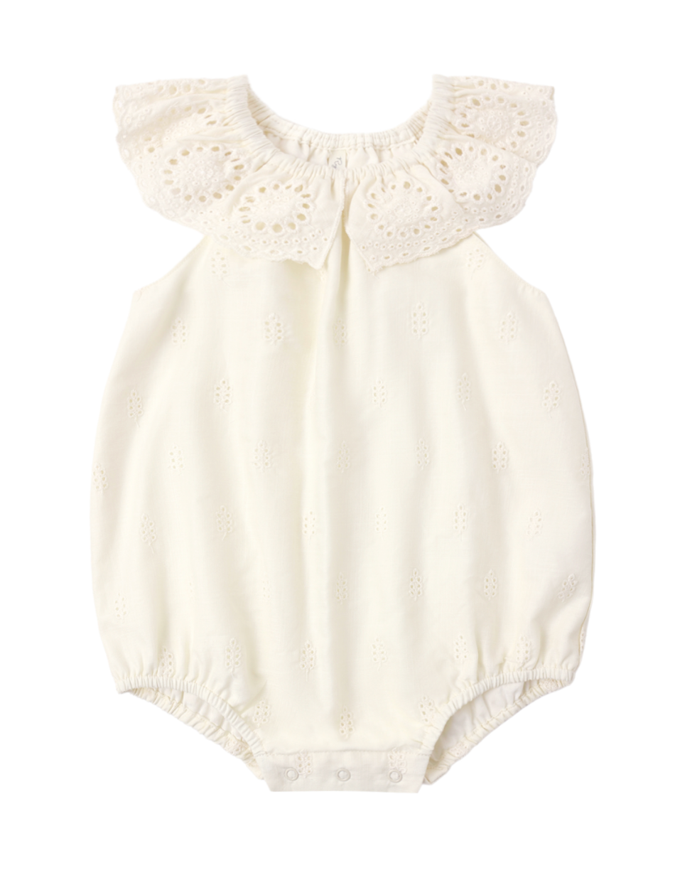 Myla Romper Ivory