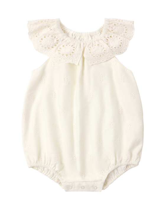 Myla Romper Ivory