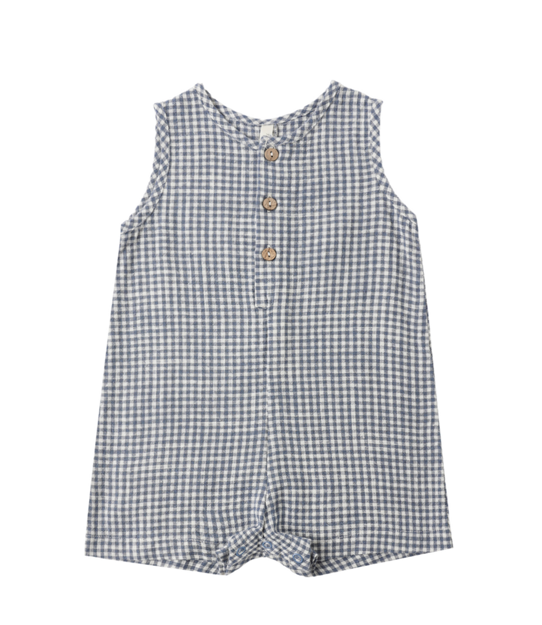 Mavrick Romper Marine Gingham
