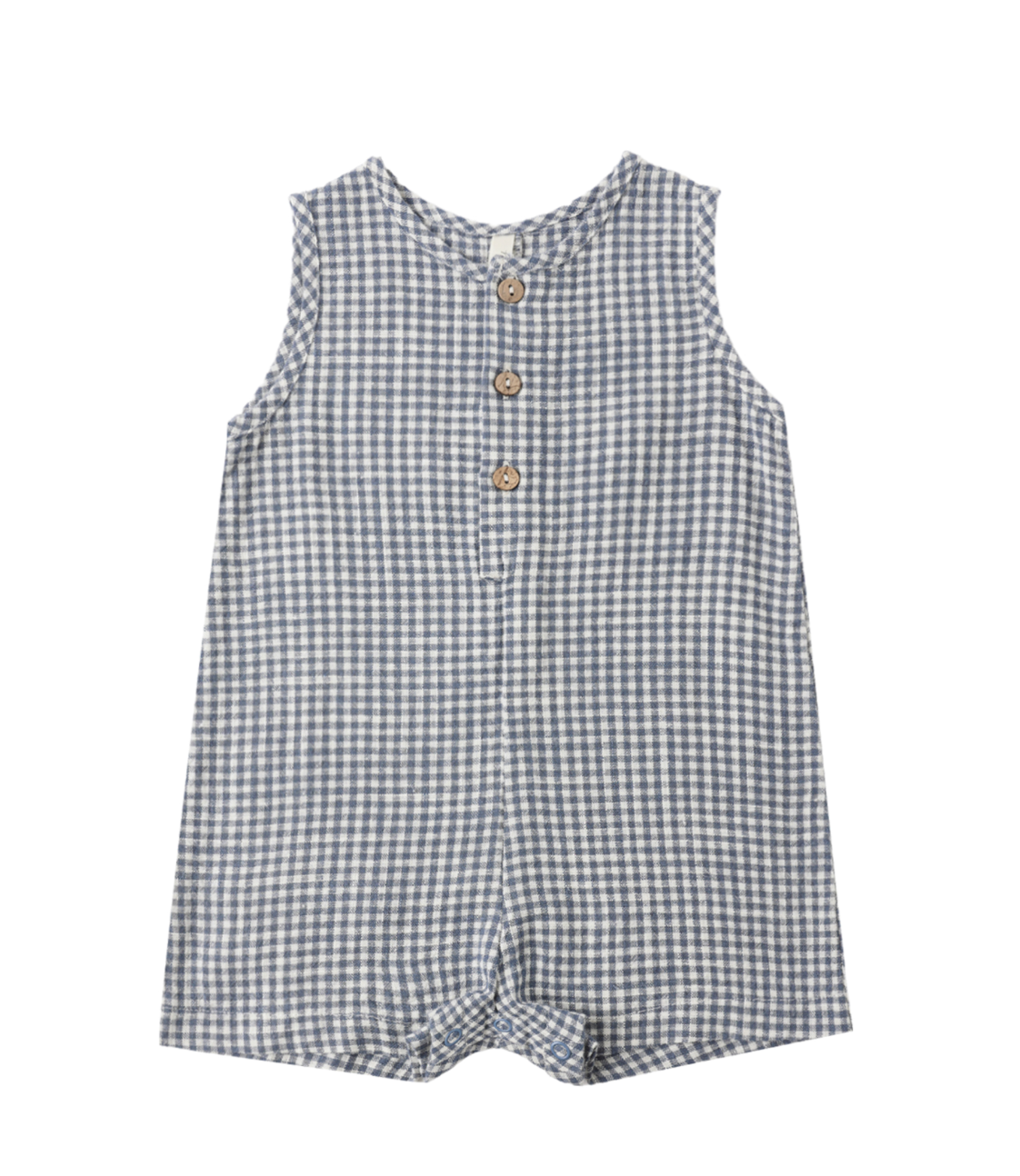 Mavrick Romper Marine Gingham
