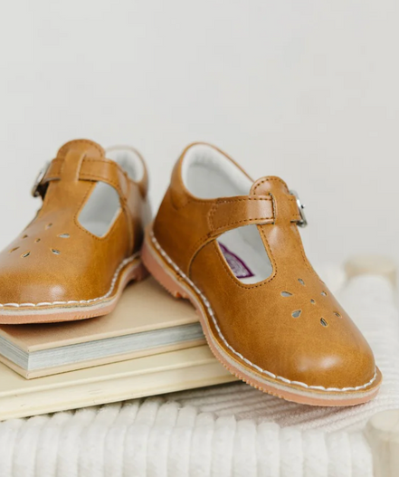 Joy Vintage Inspired T-Strap Mary Jane - Mustard