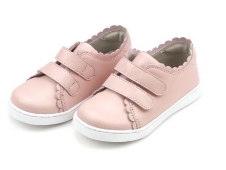 Caroline Scalloped Sneakers - Pink