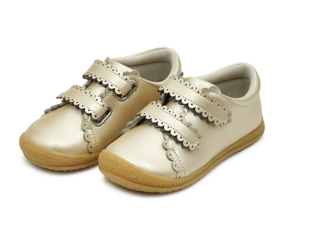 Marisa Scalloped Sneaker - Champagne