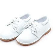 Tyler White Leather Lace Up Shoe