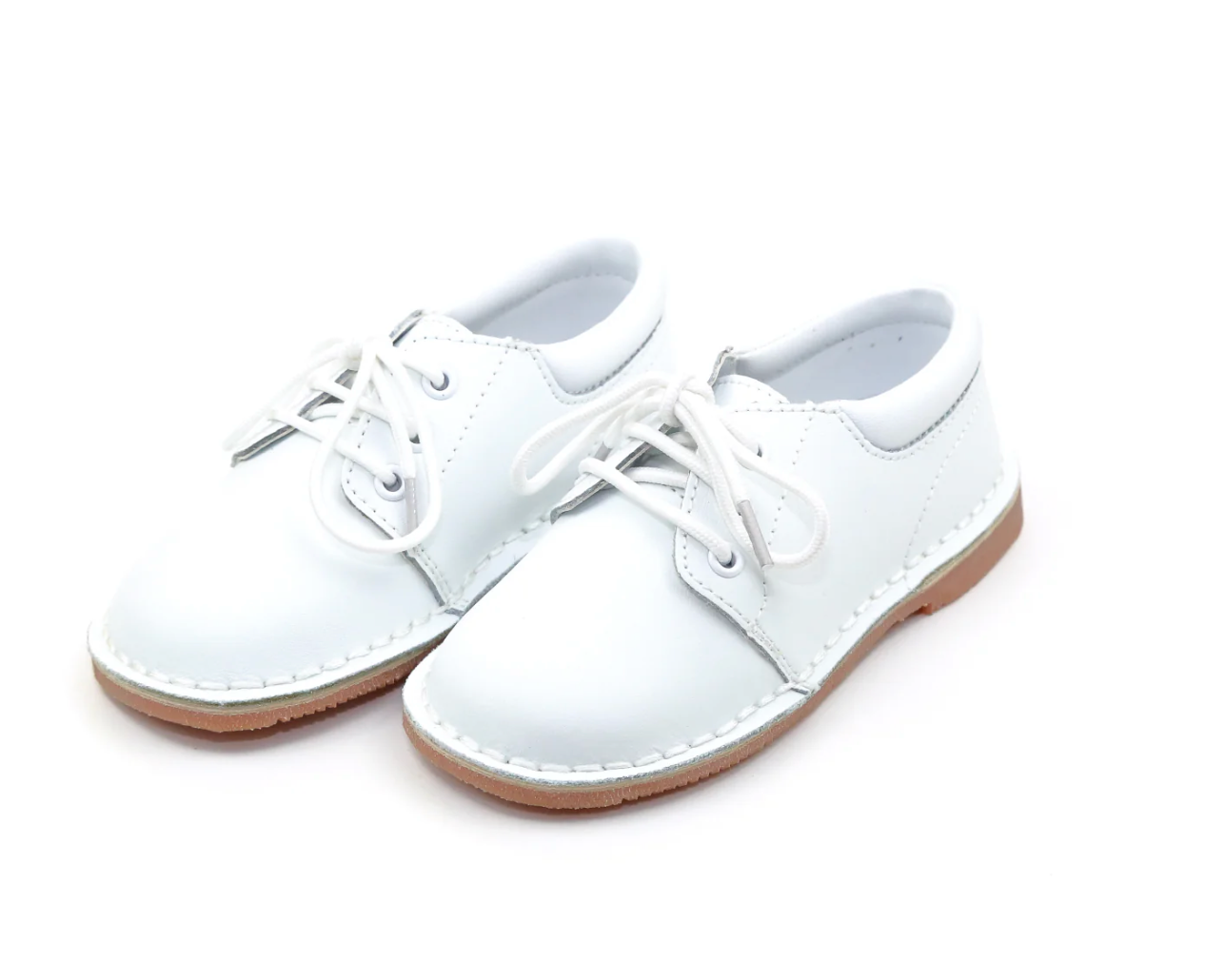 Tyler White Leather Lace Up Shoe
