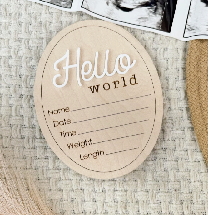 Hello World Sign