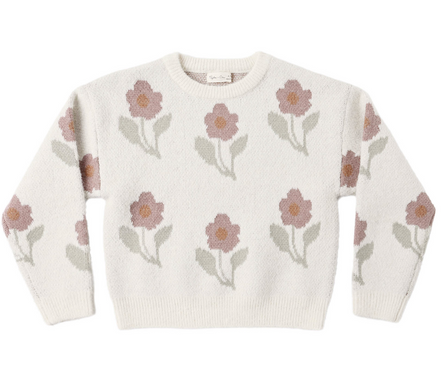 Aspen Sweater Ivory Flower