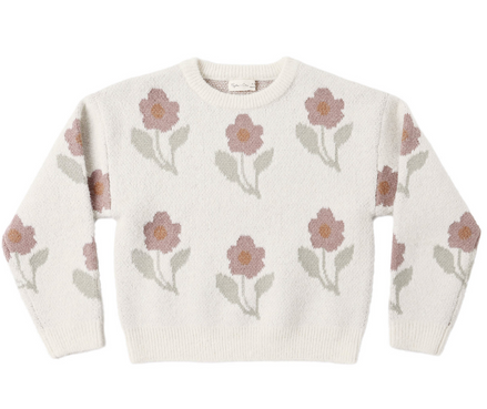 Aspen Sweater Ivory Flower