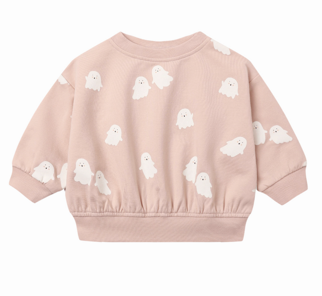 Relaxed Fleece Sweatshirt - Sweet Ghost