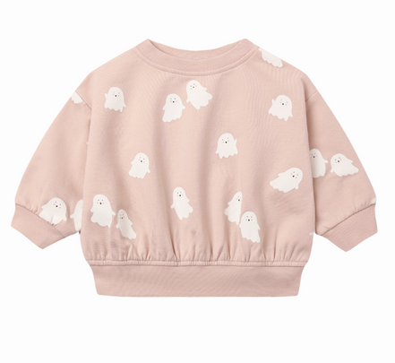Relaxed Fleece Sweatshirt - Sweet Ghost