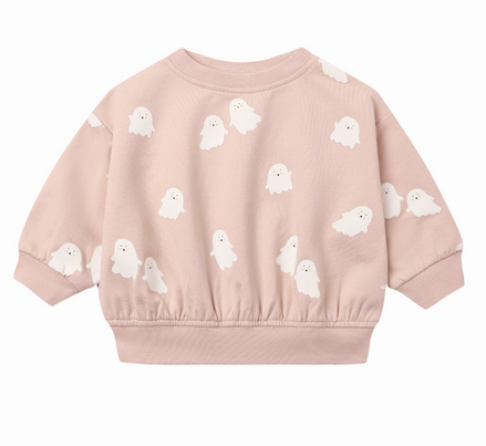 Relaxed Fleece Sweatshirt - Sweet Ghost