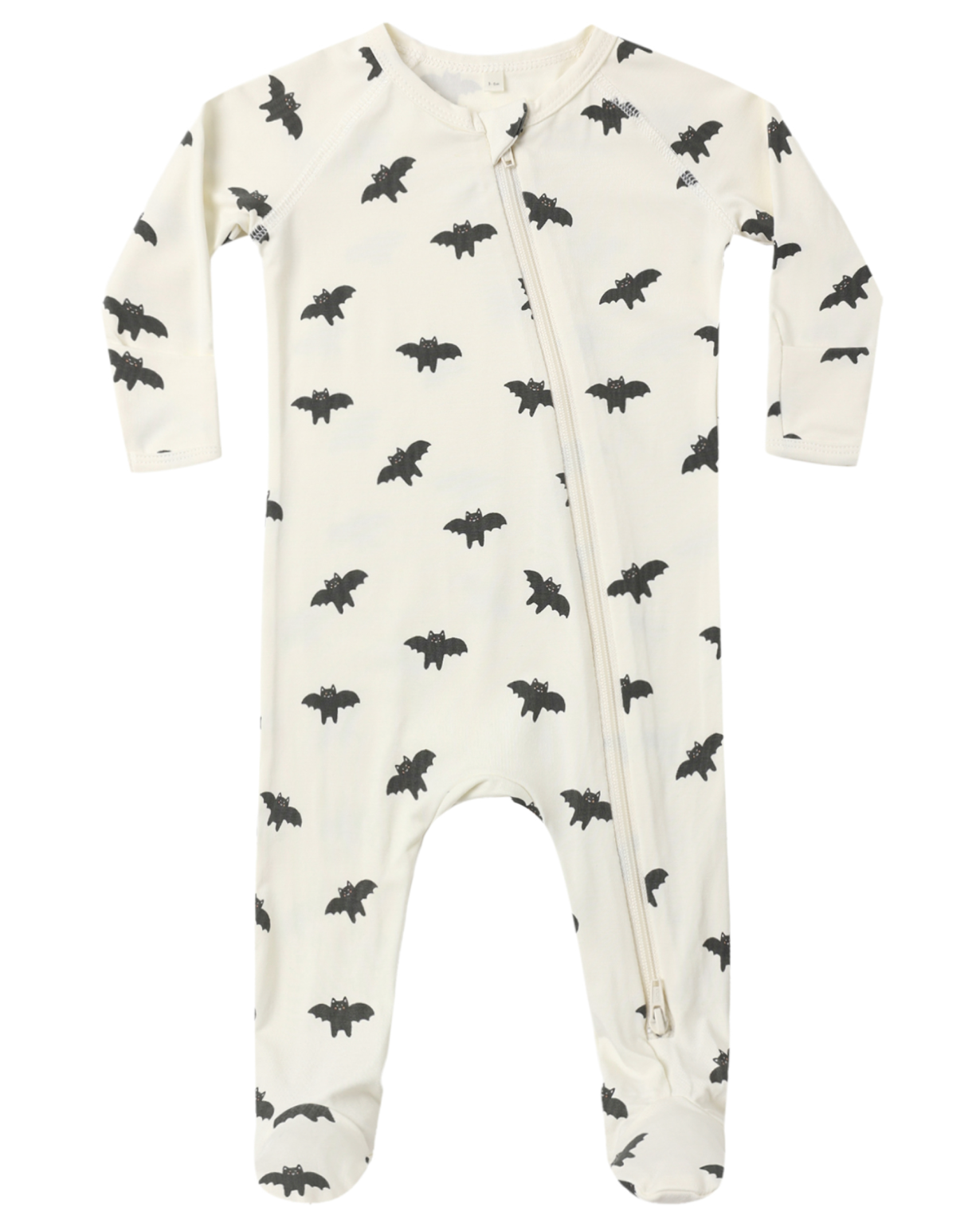 Bamboo Zip Footie - Bats
