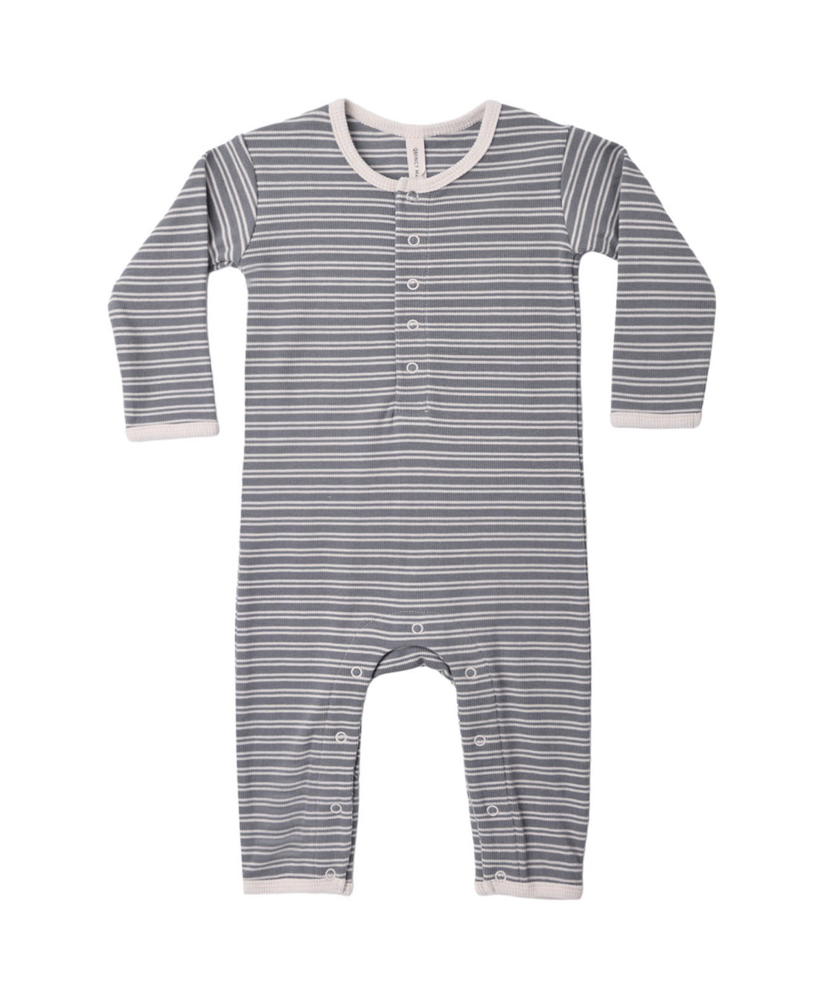Ribbed Baby Jumpsuit Slate