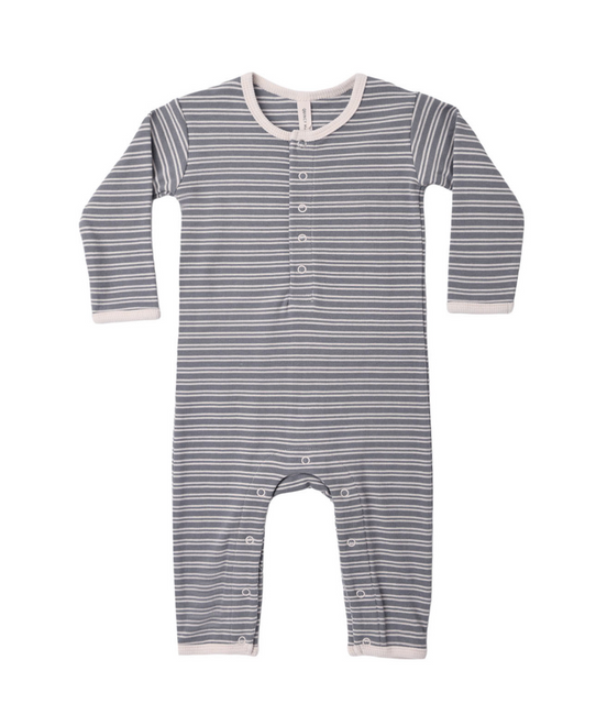 Ribbed Baby Jumpsuit Slate