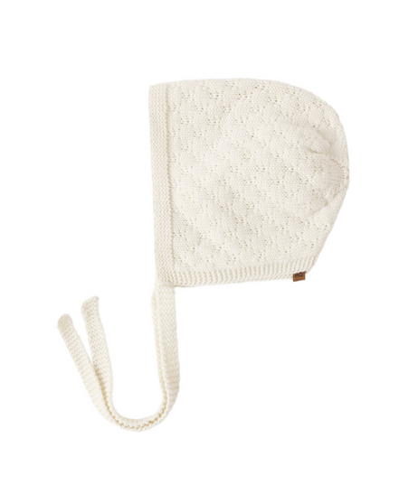 Knit Bonnet Natural