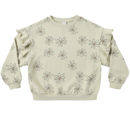 Ruffle Sweatshirt Big Daisy