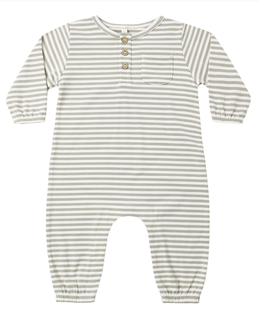 Long Sleeve Pocket Jumpsuit Laurel Stripe