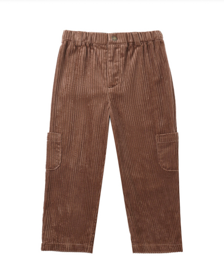 Relaxed Cargo Pant - Mulberry