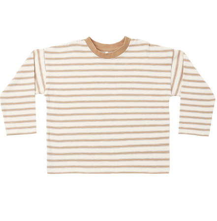 Camden Long Sleeve Tee Fawn Stripe