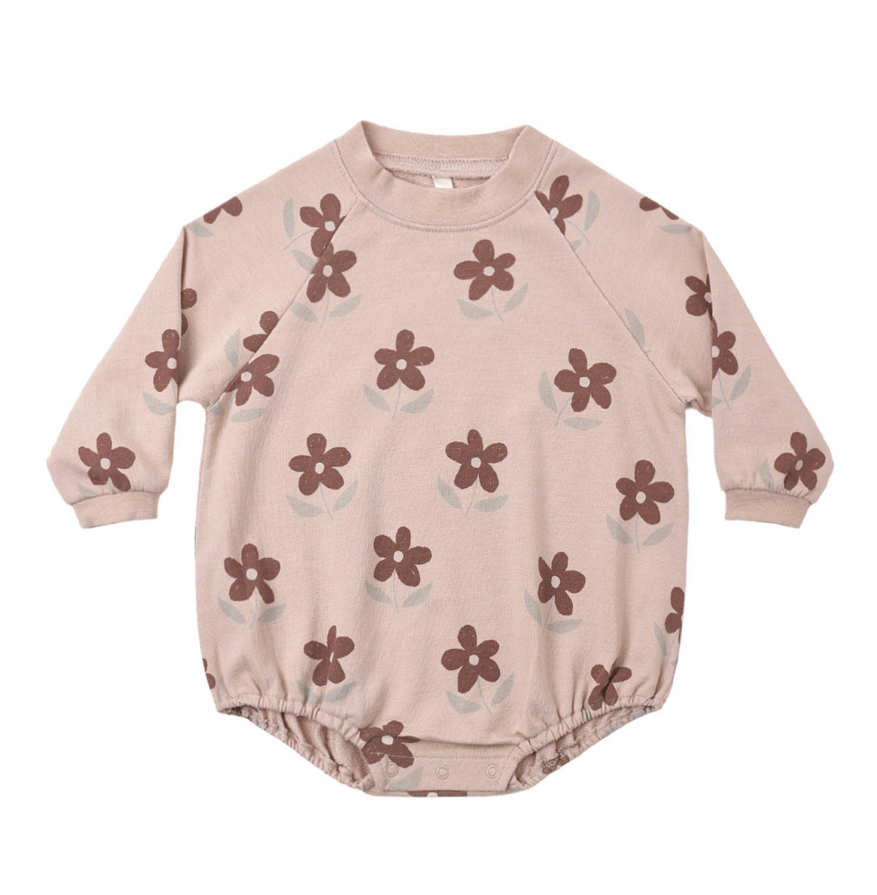 Crew Neck Romper Daisy