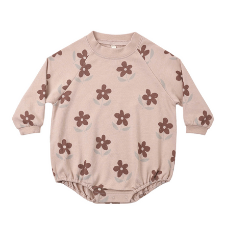 Crew Neck Romper Daisy