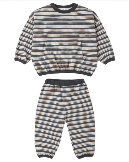 Relaxed Set Blue Stripe