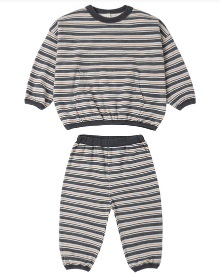Relaxed Set Blue Stripe